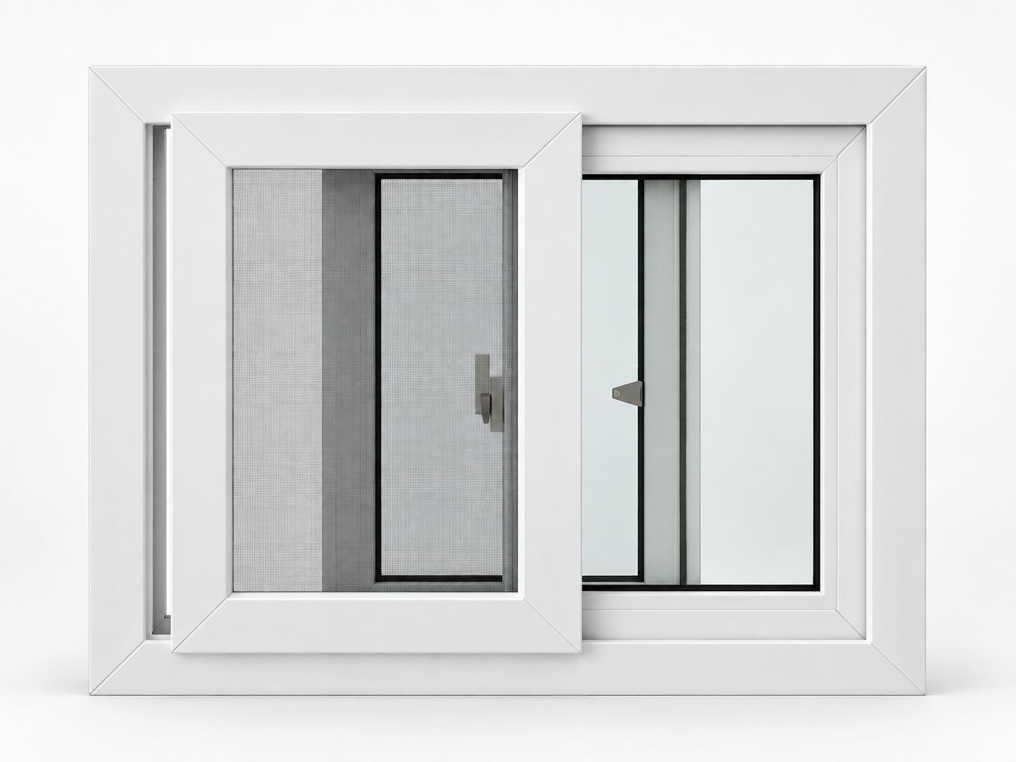 80 Series UPVC Sliding Window with Mosquito Screen