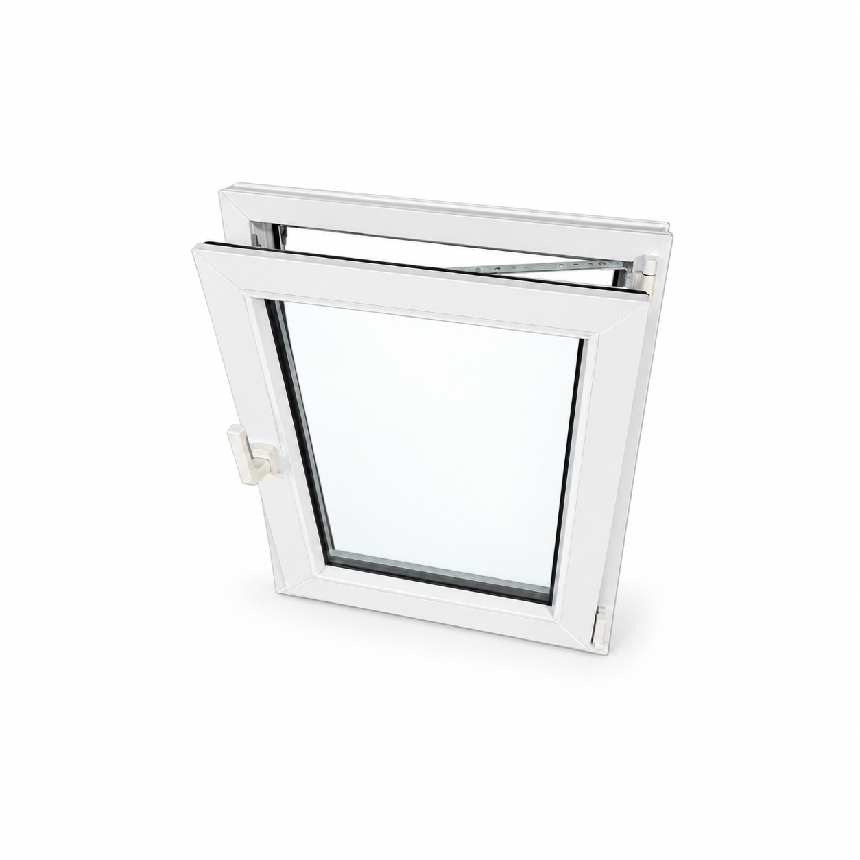 White UPVC Tilt and Turn Window
