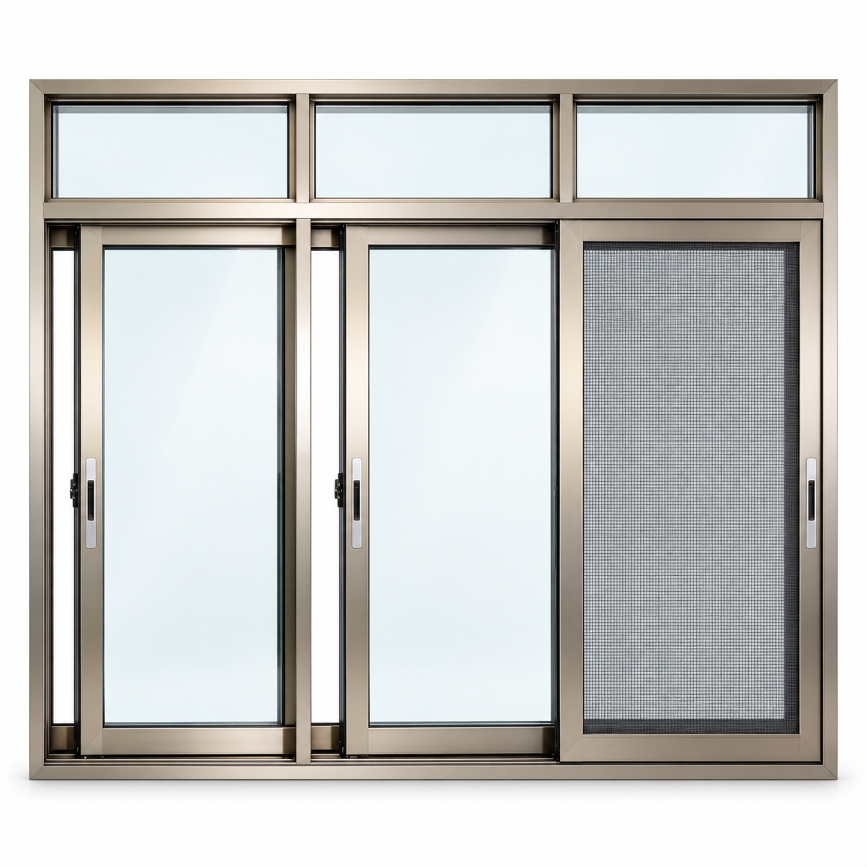 Aluminum Sliding Window with Top Fixed