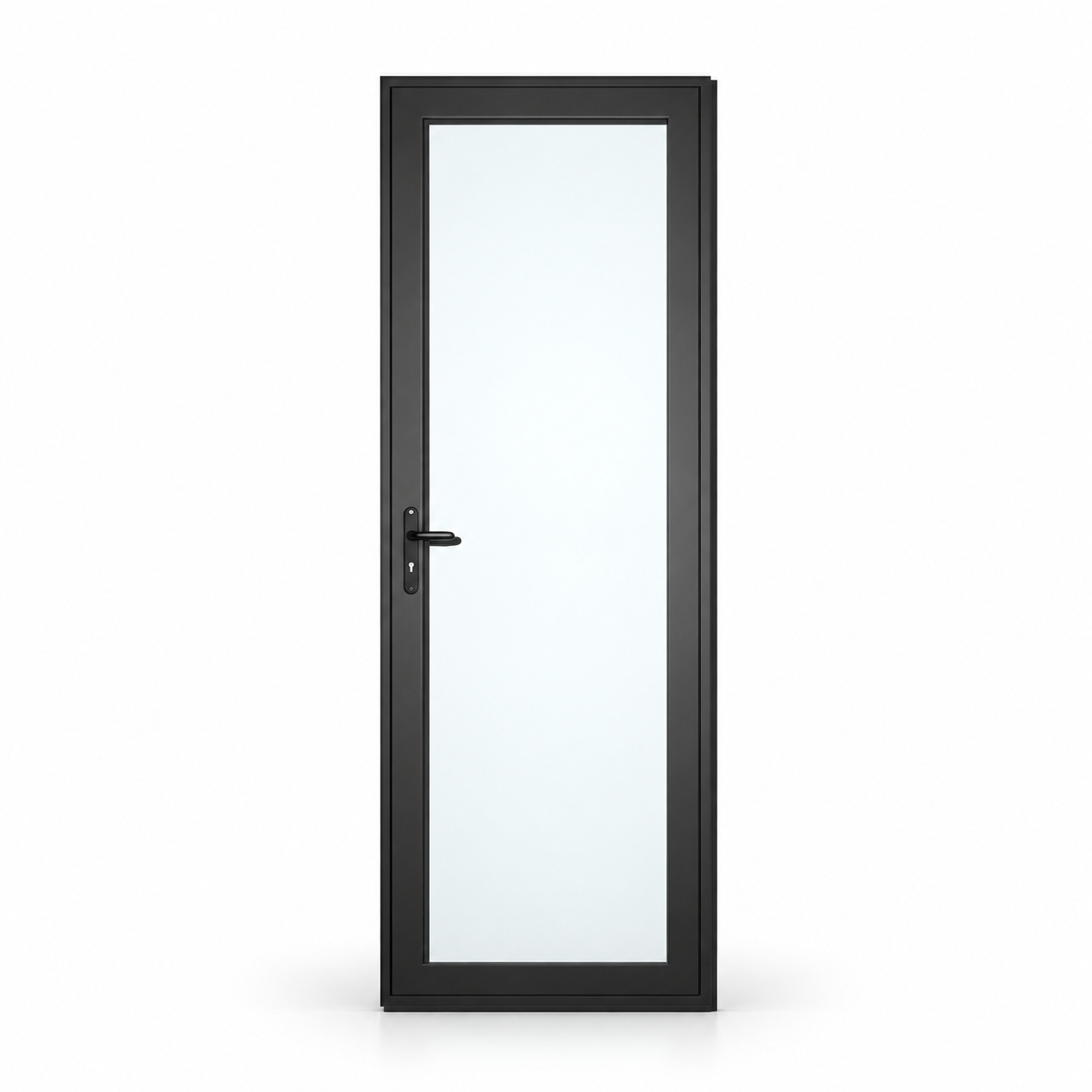 Aluminum Single Casement Glass Door