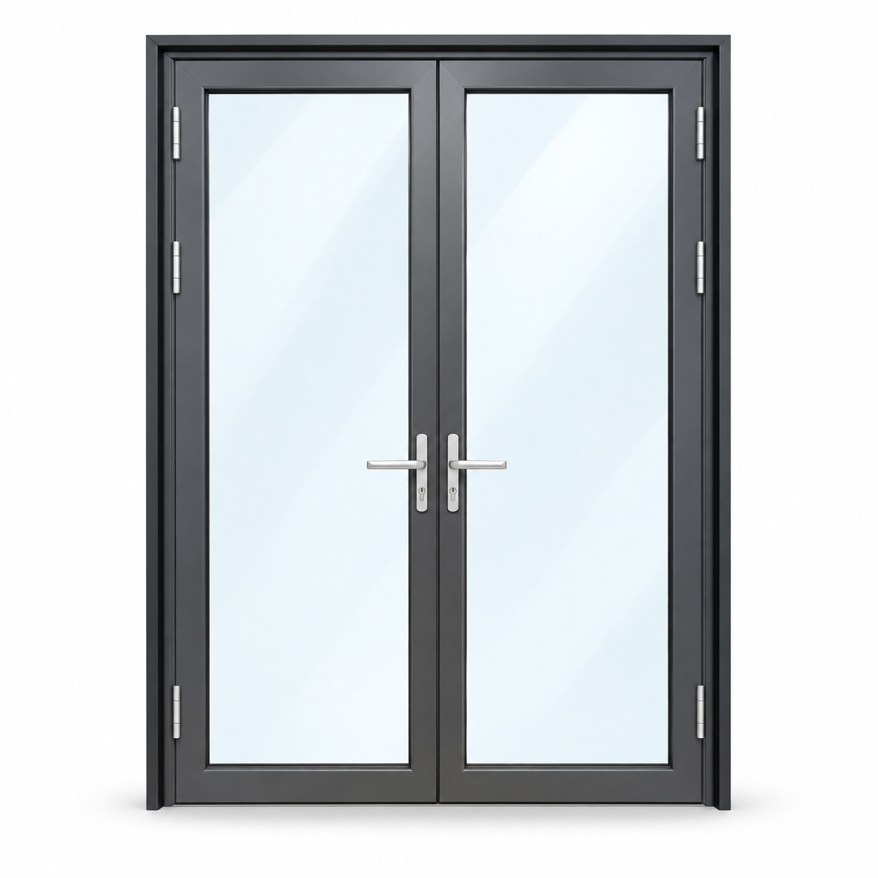 Double Aluminum Casement Glass Door