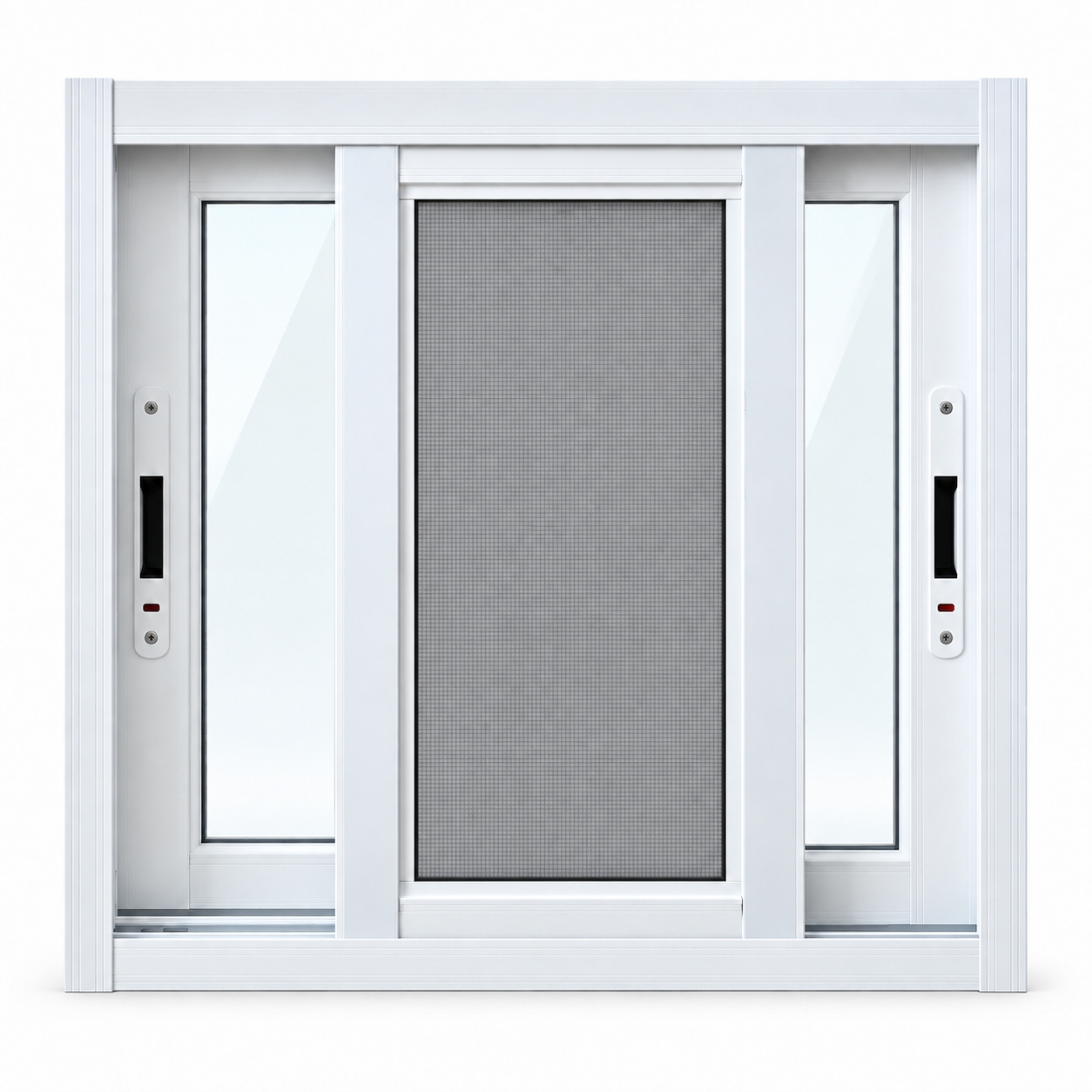 White Color Aluminum Sliding Window