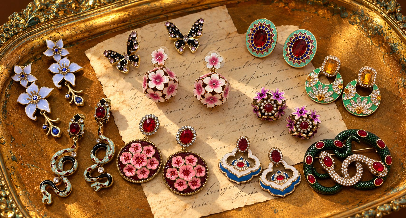 6.Colorful Enamel jewelry
